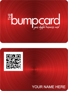 5PC Global Bump Card with optional print design